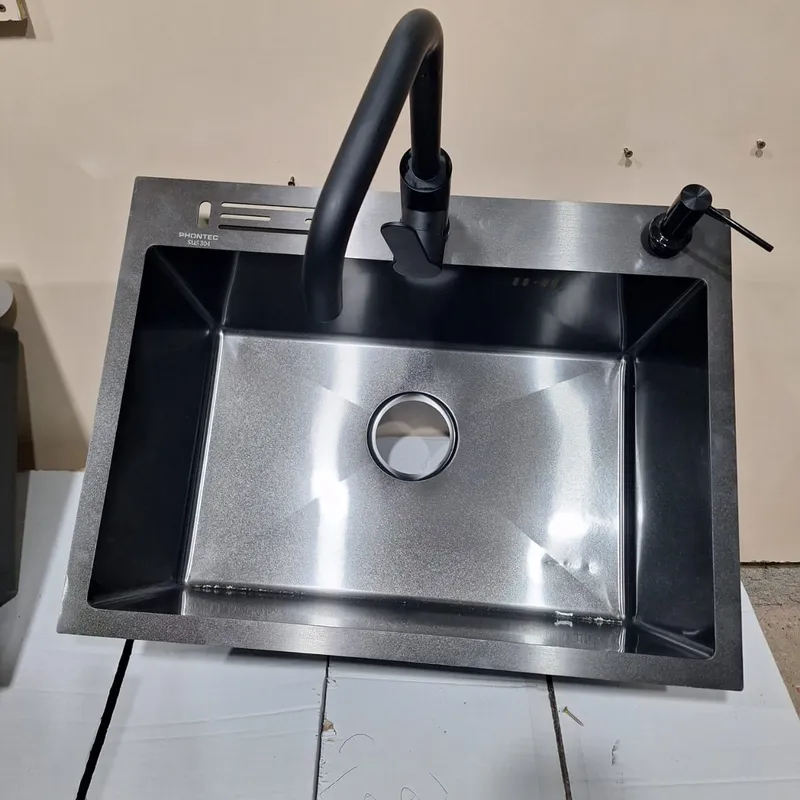 🛒 عرض مميز: حوض مطبخ 50X40+ حنفية بسعر لا يُفوت!